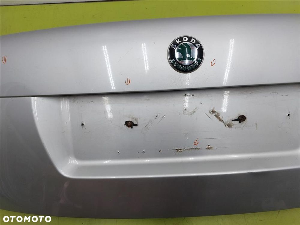 Klapa tył tylna BAGAŻNIKA SKODA FABIA I 1999-2008 SEDAN LF7T SREBRNY - 7