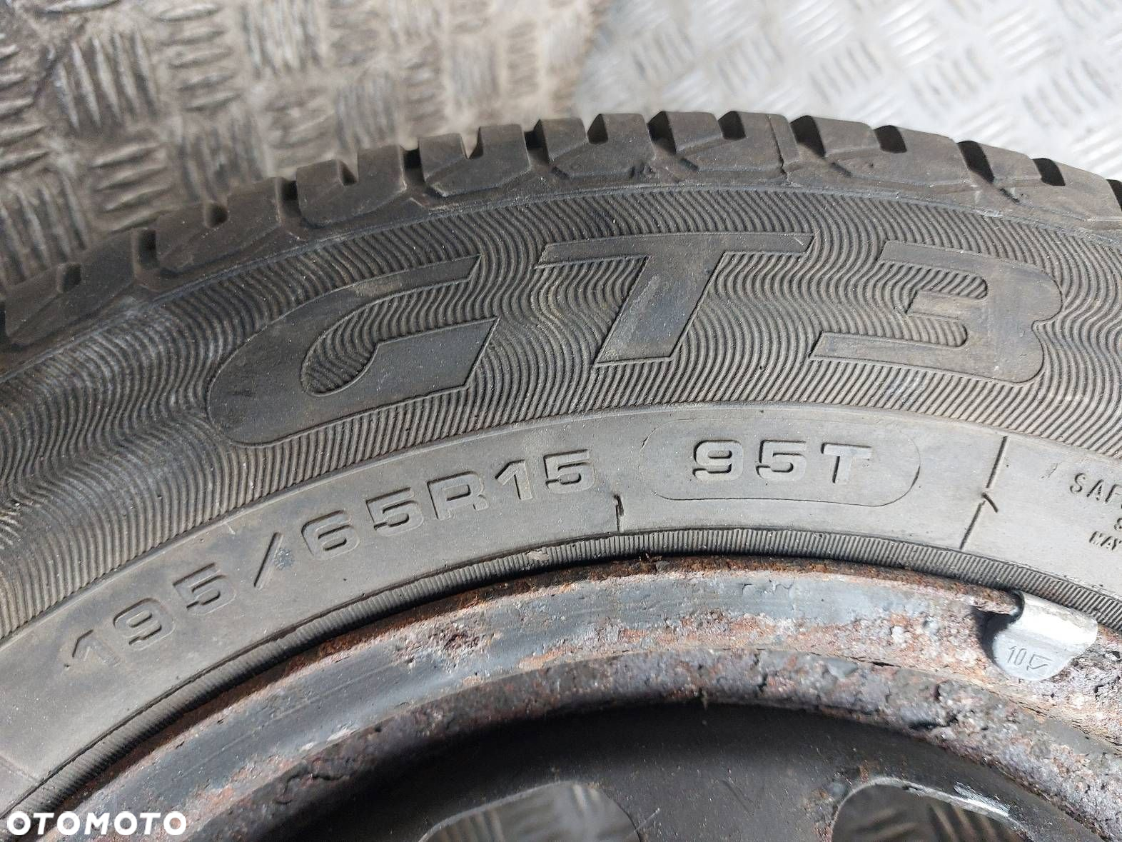 KOŁO FELGA OPONA ZAPAS 5X100 195/65R15 GOLF IV OCTAVIA I A3 8L LEON I - 6