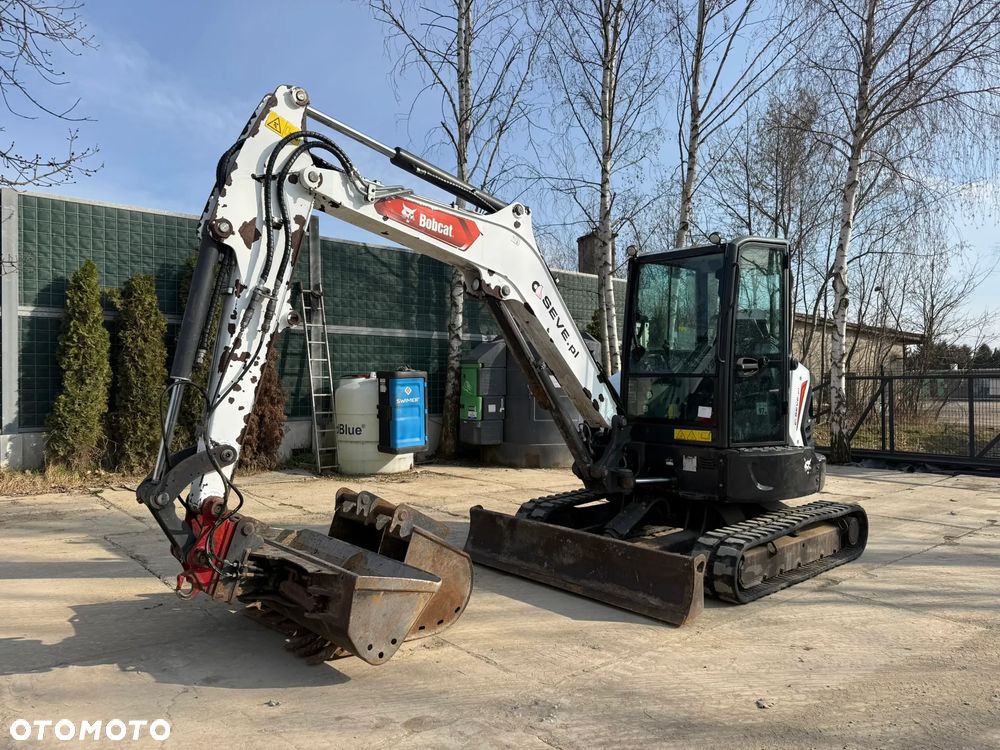 Bobcat E 50 z - Szybkozłacze hydr. , skarpówka hydrauliczna , łyżka 30 cm + 60 cm - 12