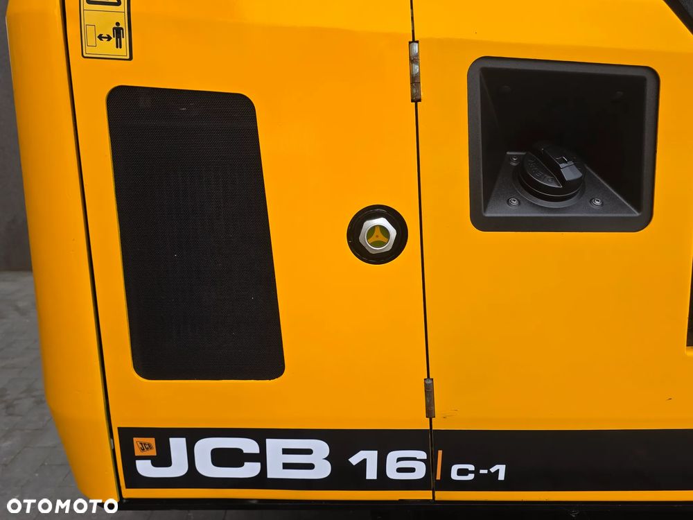 JCB JCB 16 C-1 mini koparka 3 łyżki szybkozłącze 19c1 sprowadzona 8018 serwisowana - 17