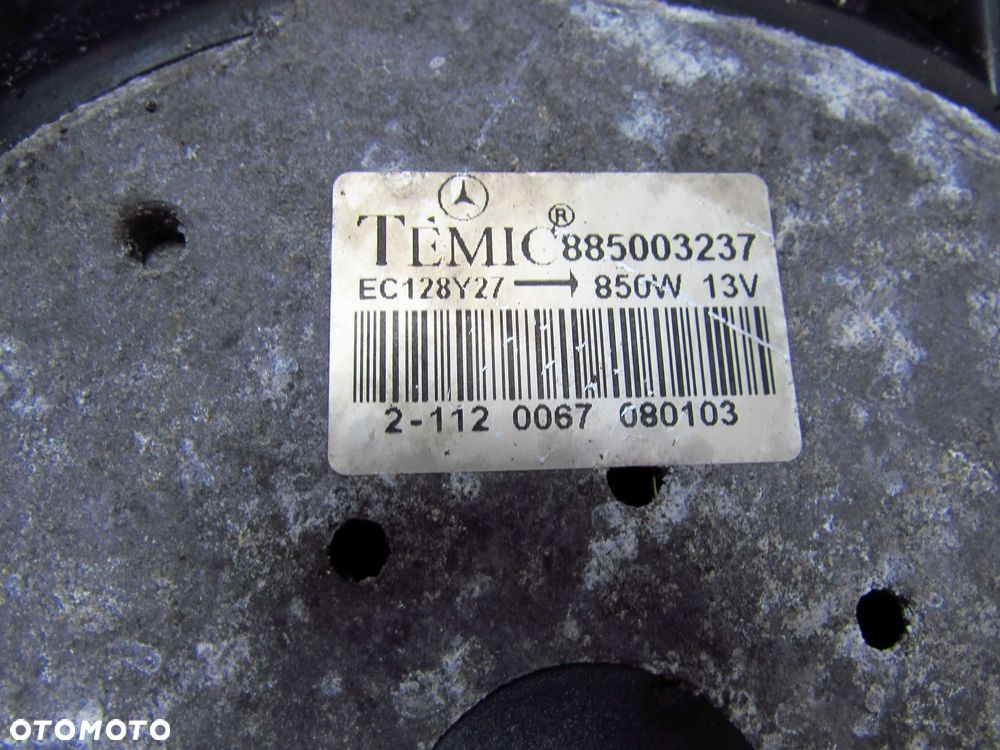 MERCEDES W163 WENTYLATOR WIATRAK CHLODNICY MODUL A1635000293 885003237 - 7