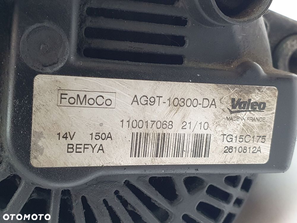 ALTERNATOR Ford Mondeo IV 2.0 TDCI 150 A Valeo AG9T10300AA TG15C174 - 6