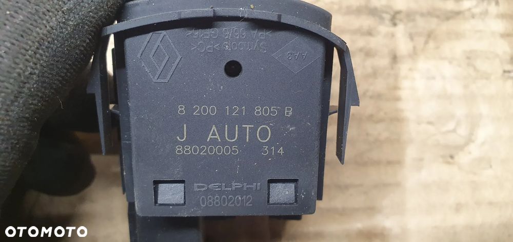 Przełącznik regulacji świateł oświetlenia Renault Scenic II 2 8200121805B - 4