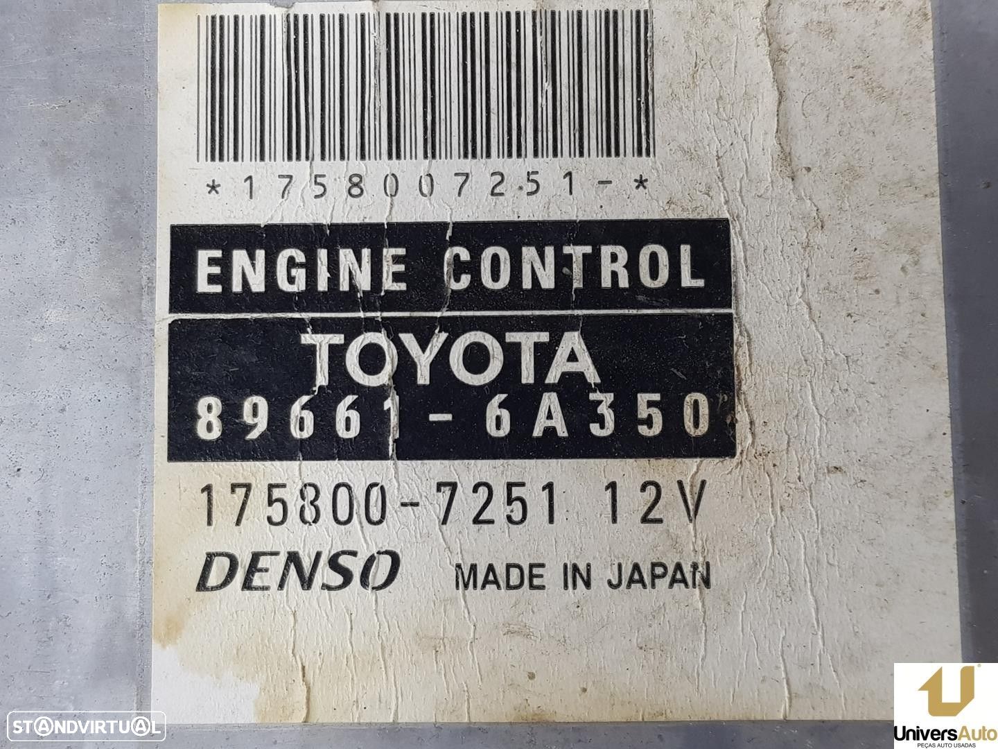 CENTRALINA MOTOR UCE TOYOTA LAND CRUISER PRADO 2004 -896616A350 - 1