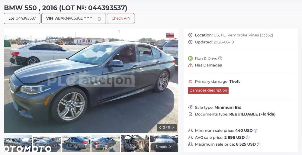 BMW Seria 5 550i Sport-Aut - 4