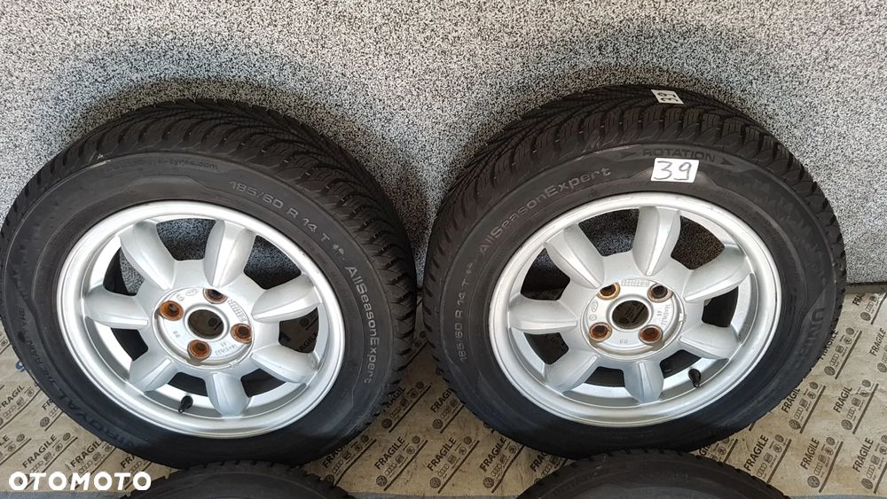 KOŁA CAŁOROCZNE TOYOTA HYUNDAI KIA SUZUKI 4X100 5.5JX14 ET45 185/60R14 - 4