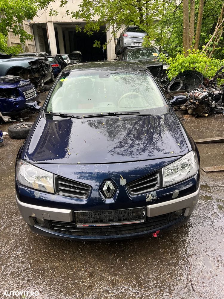 Dezmembrez Renault Megane 2 facelift 2008 albastru inchis 1,6 16V benzina NV472 - 8