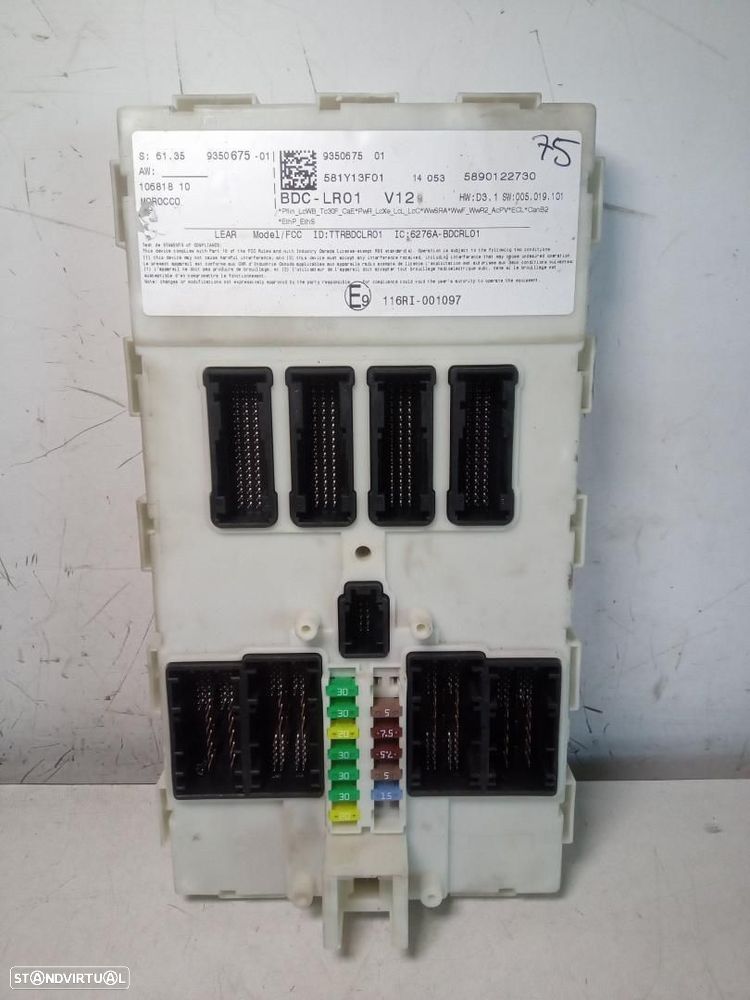 CAIXA DE RELES FUSÍVEIS MINI MINI 3P F56 - 1