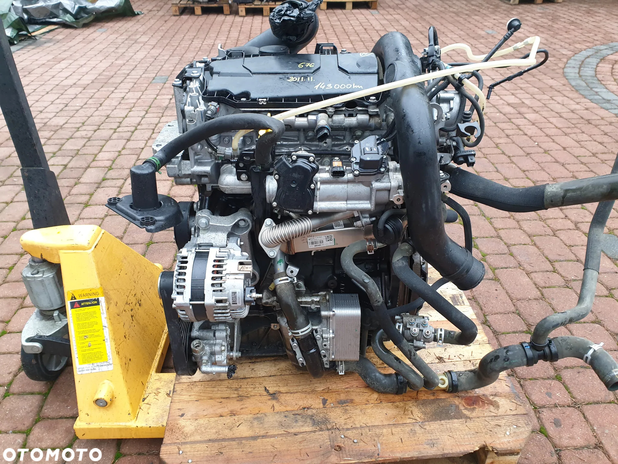 Silnik Renault Master 2,3 DCi M9T676 lub M9T870 jak nowy 144000km oryginalnie - 5