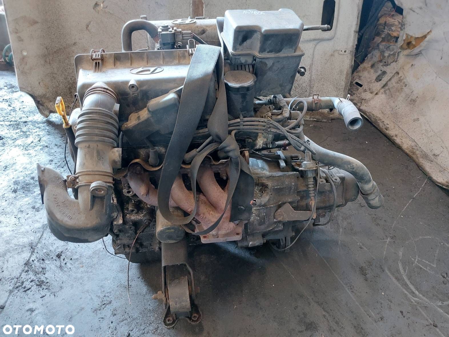 SILNIK + SKRZYNIA + OSPRZĘT SWAP HYUNDAI ATOS I 1.0 B G4HC KY1876 - 1