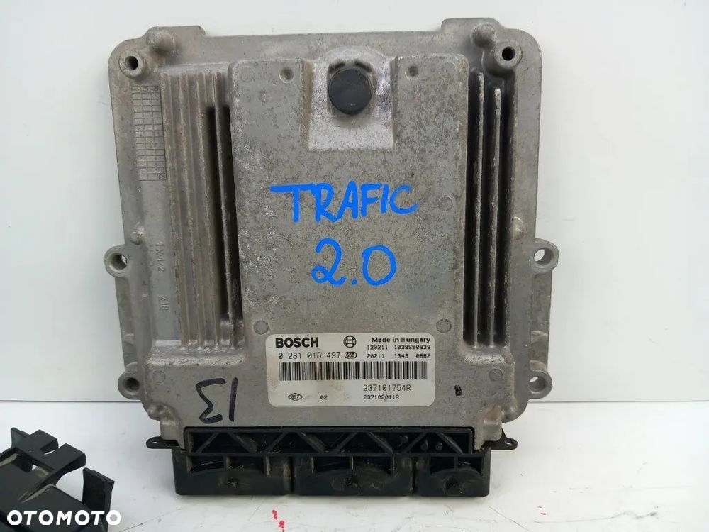 sterownik moduł uch-n3 komputer renault trafic vivaro 2.0 dci 0281018497 - 2