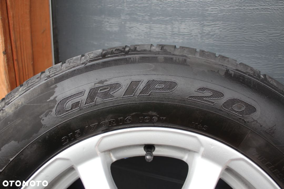 KOŁA FELGI ALUMINIOWE OPONY ZIMA 215/70 OPEL  16"  ET46 - 10