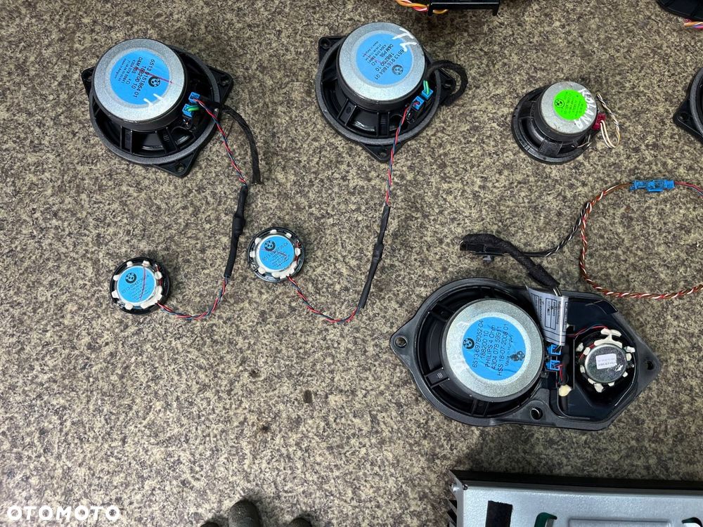Glosniki glosnik wzmacniacz HiFi subwoofer syczki zestaw audio BMW E70 X5 - 7