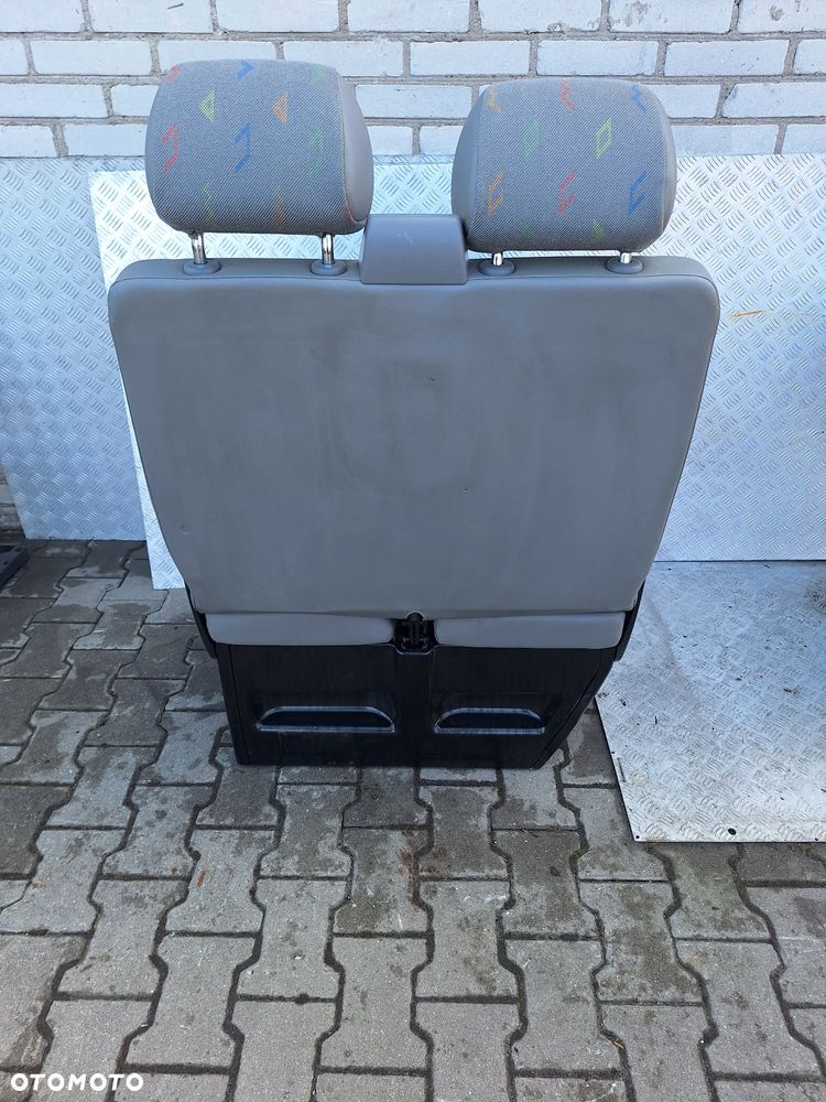 FOTEL KANAPA  DWÓJKA PASAŻERA  VW TRANSPORTER T5 LIFT T6 - 2