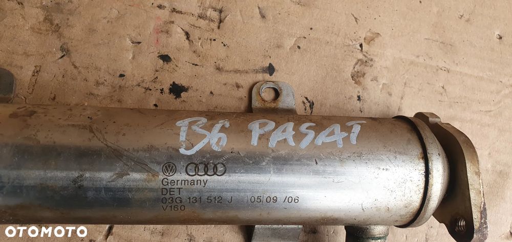 Chłodniczka spalin zawór EGR VW Passat B6 2.0 TDI 03G131512J - 8