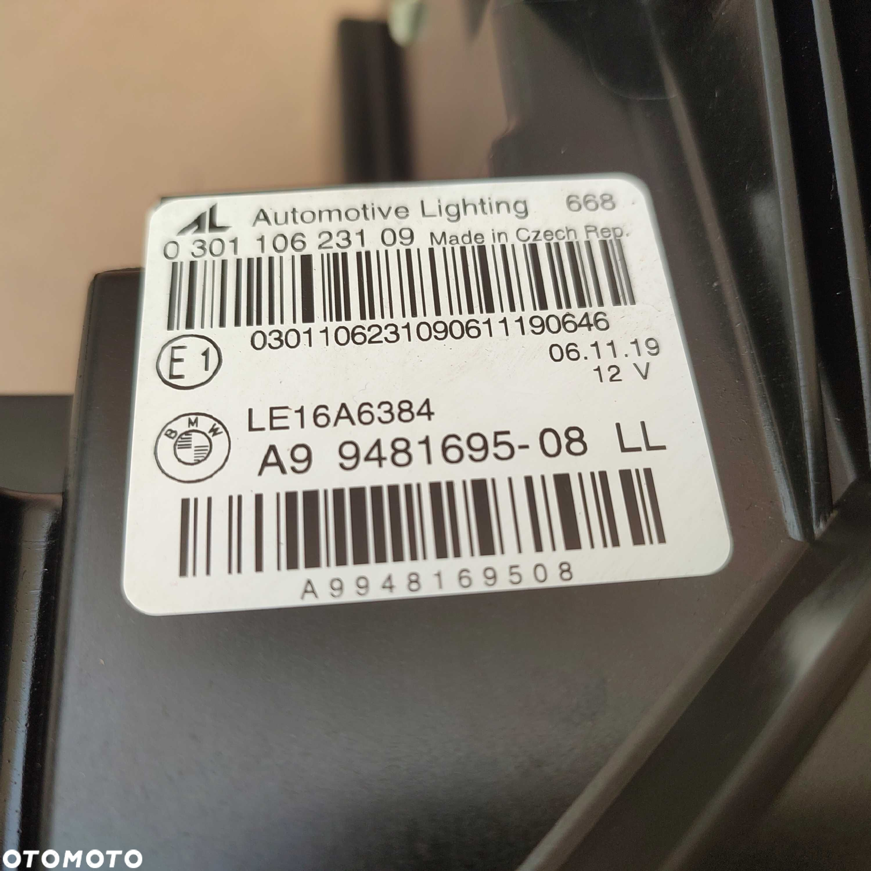 BMW 3 G20 G21 lampa lewa przód przednia reflektor full led idealny - 3