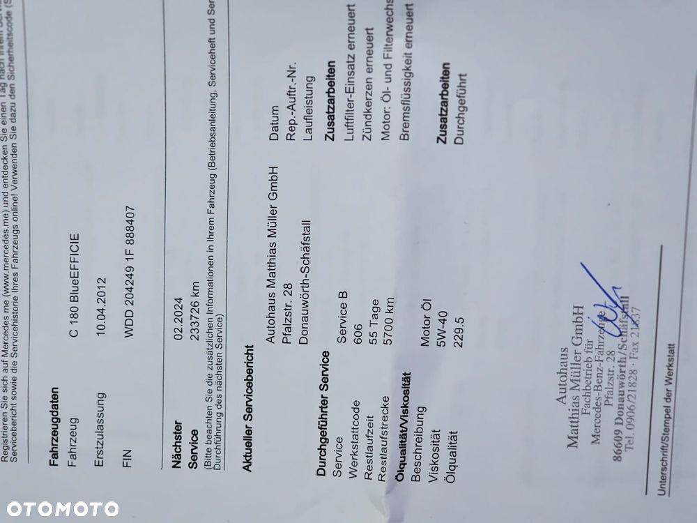 Mercedes-Benz Klasa C 180 (BlueEFFICIENCY) 7G-TRONIC Avantgarde - 12