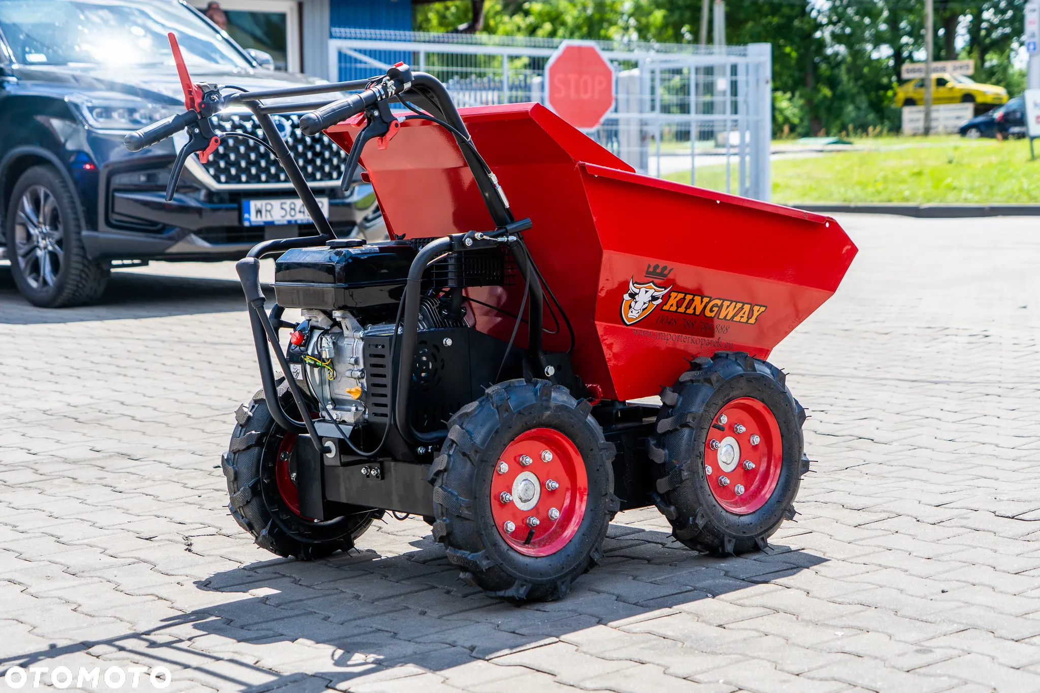 Kingway Taczka spalinowa W300 kołowa - 6
