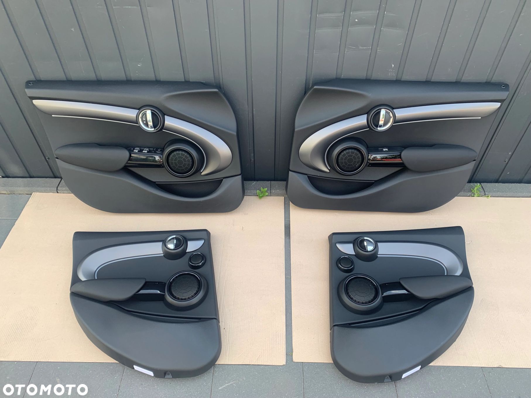 BOCZKI DRZWI LEWA PRAWA STRONA PRZÓD TYŁ MINI COOPER F55 CARBON BLACK HK - 1