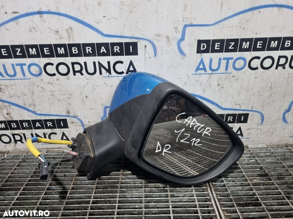 Oglinda dreapta Renault Captur 2013 - 2017 4 Usi ALBASTRU (1212) Fara rabatare - 2