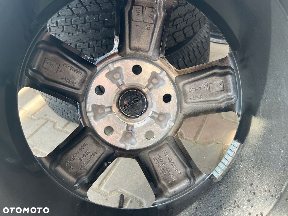 KOMPLET FELG FELGI ALU JEEP WRANGLER 18 5X127 ET44,45 ORYGINALNE CZUJNIKI - 5