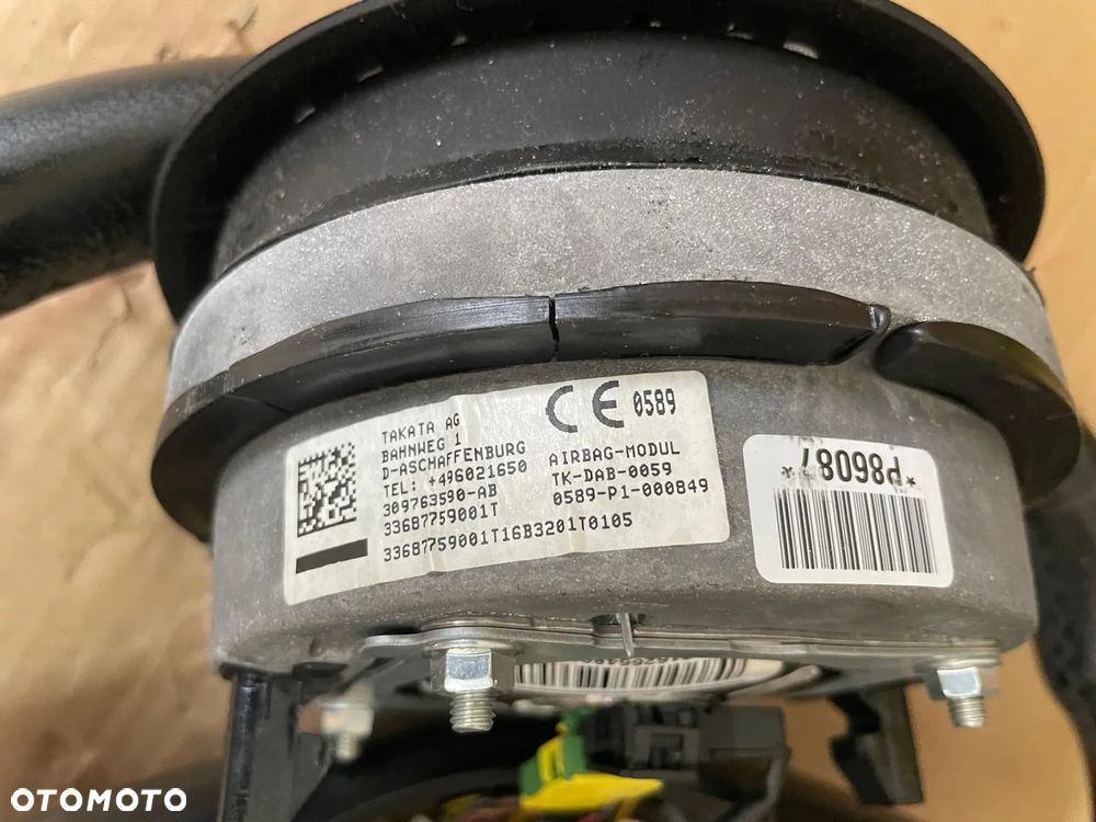 BMW 3 E46 M PAKIET KIEROWNICA 2282022/5 PODUSZKA 309763590-AB KOMPLET - 6