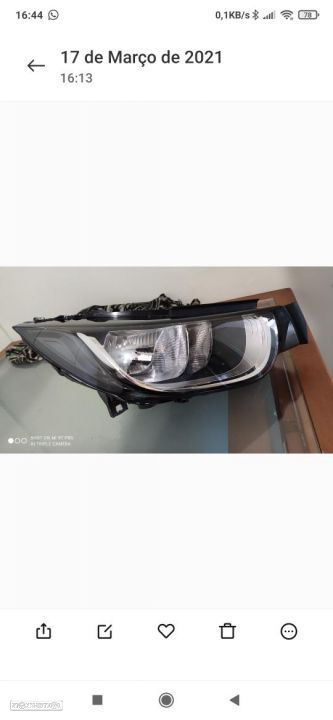 farol direito BMW i3 H7 Led com balastro - 2