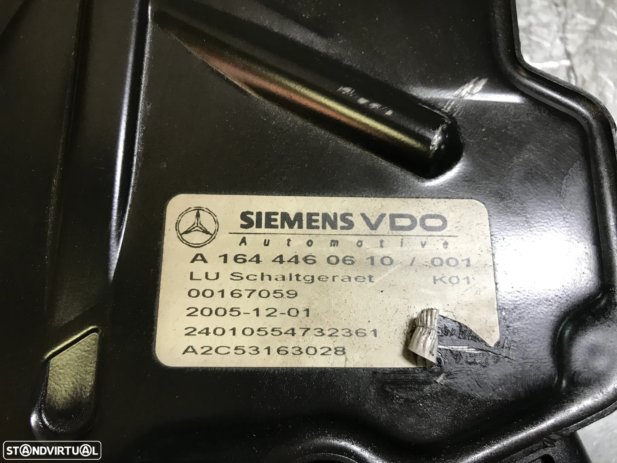 CENTRALINA / MODULO DA CAIXA DE VELOCIDADES MERCEDES R320 ML320 A1644460610 A2C53163028 - 3