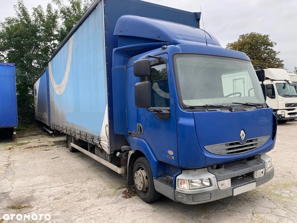 Renault Midlum 220 zestaw z przyczepą tandem firanka - 2