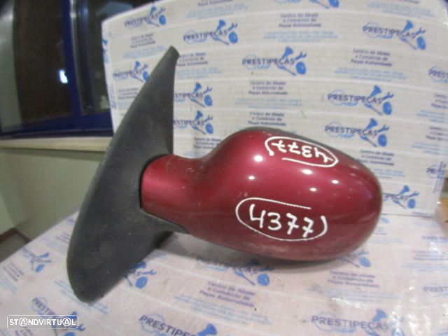 Espelho Esp4377 RENAULT CLIO 2 2002 1.2 75CV 3P VERMELHO ESQ ELETRICO 5 PINOS - 2