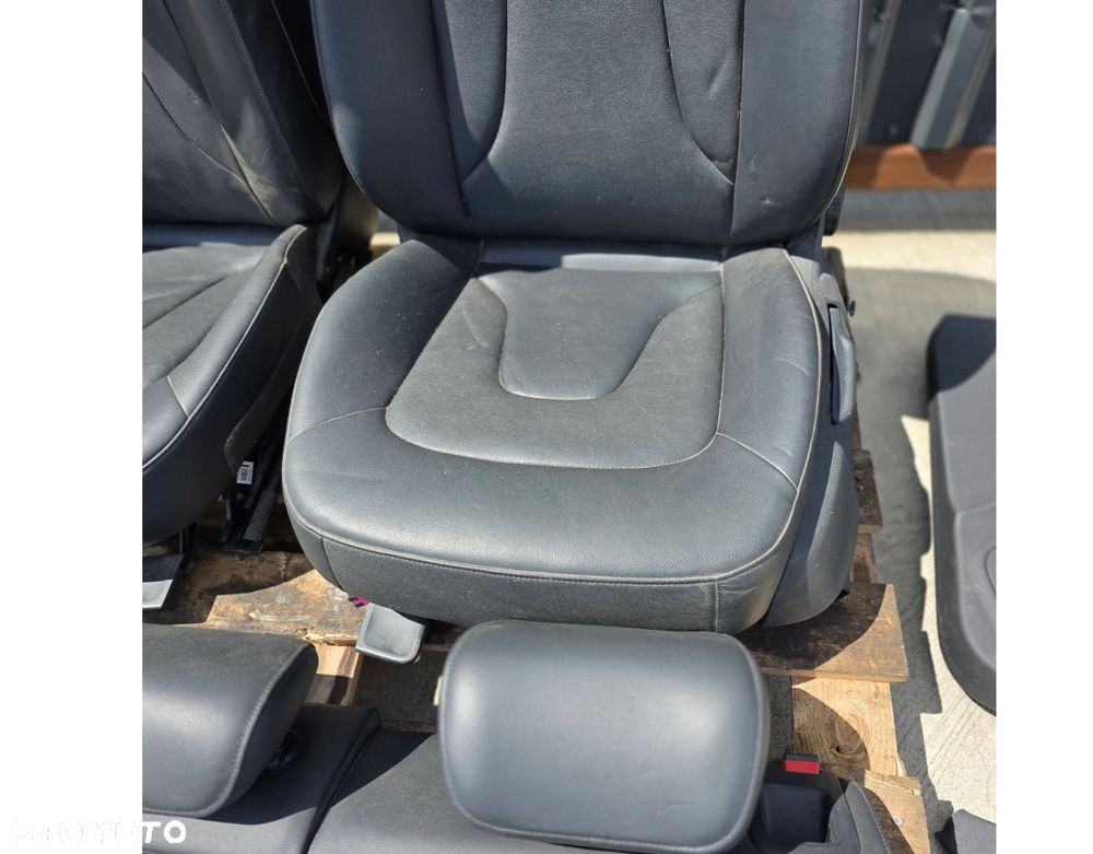 FOTEL FOTELE AUDI A4 B8 KOMPLET SKÓRA 2008-2016 BEZ PODGRZEWANIA ! *1 - 9