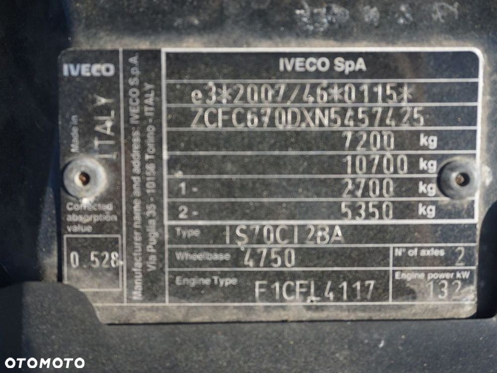Iveco DAILY 70C18H CHŁODNIA - 13