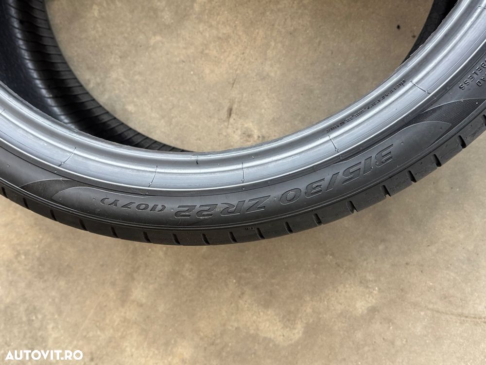 Vând 2 anvelope 315/30/22 Pirelli de vară ca noi - 5