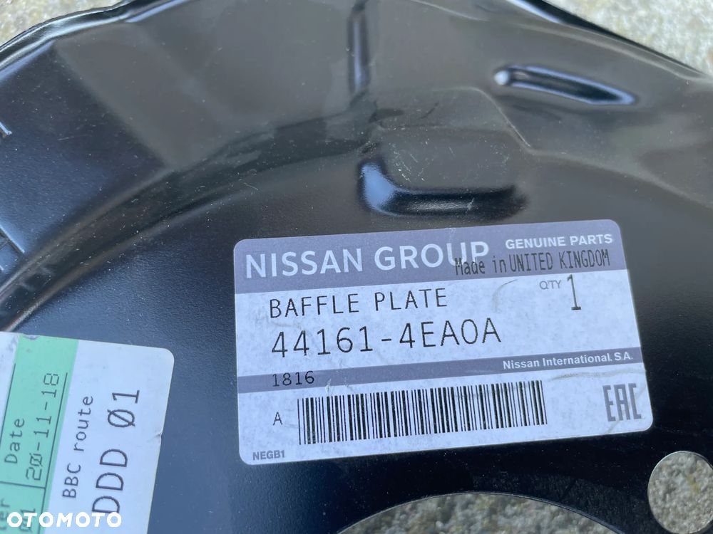 OSŁONY TARCZY HAMULCOWYCH NISSAN QASHQAI II J11  2013-- NOWE ORYGINALNE - 4