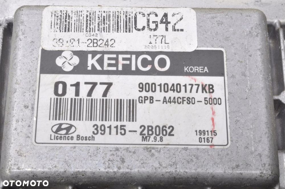 HYUNDAI I20 1.4 16V STEROWNIK SILNIKA 39115-2B062 - 4