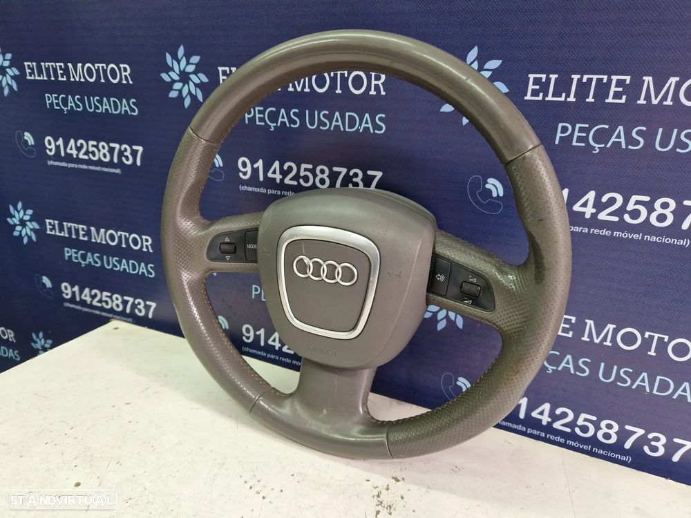 Volante usado pele AUDI A4 B7 3 BRAÇOS AIRBAG