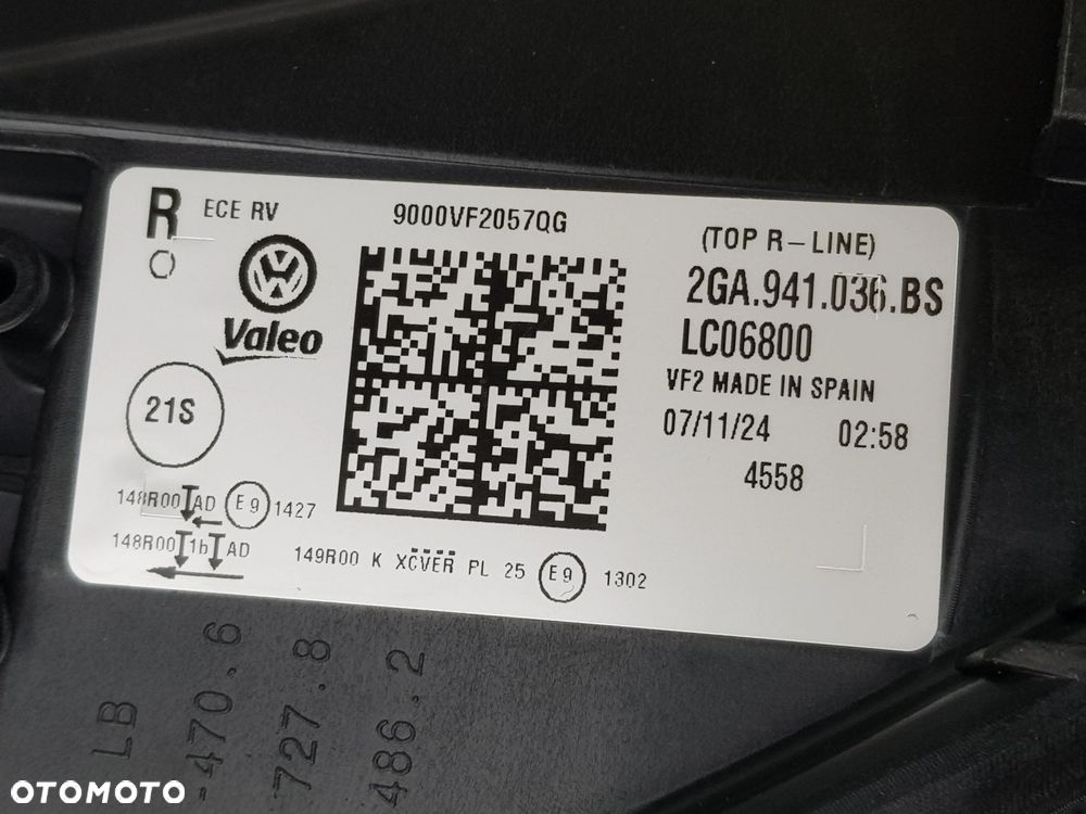 NOWA ORYGINALNA Lampa Prawy Przód IQ LIGHT Volkswagen T-Roc 2GA941036BS - 9