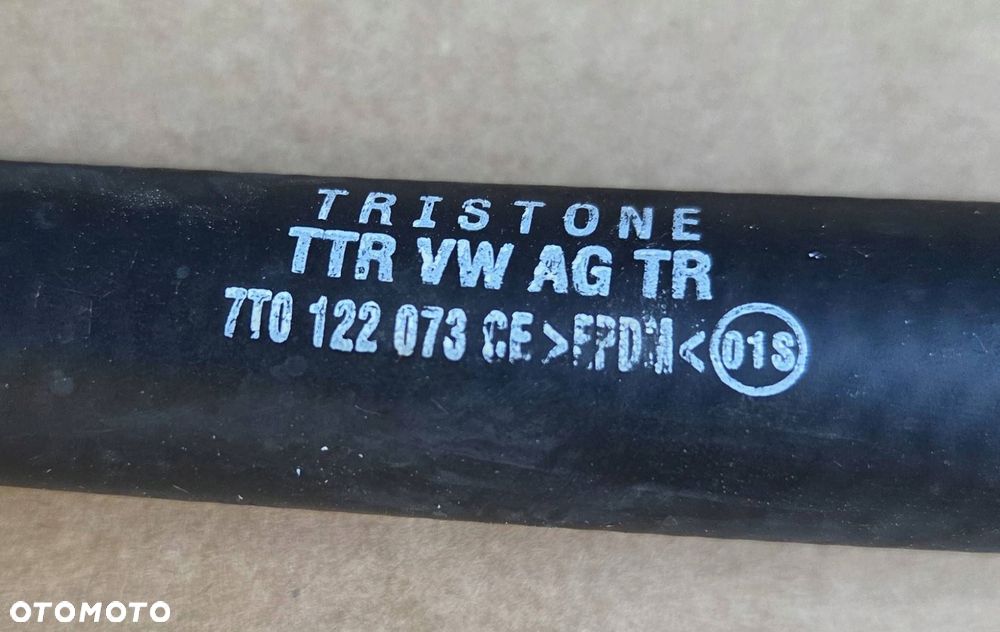 volkswagen multivan t7 2.0 tdi przewód wąż płynu chłodniczego 7t0122073ce - 2