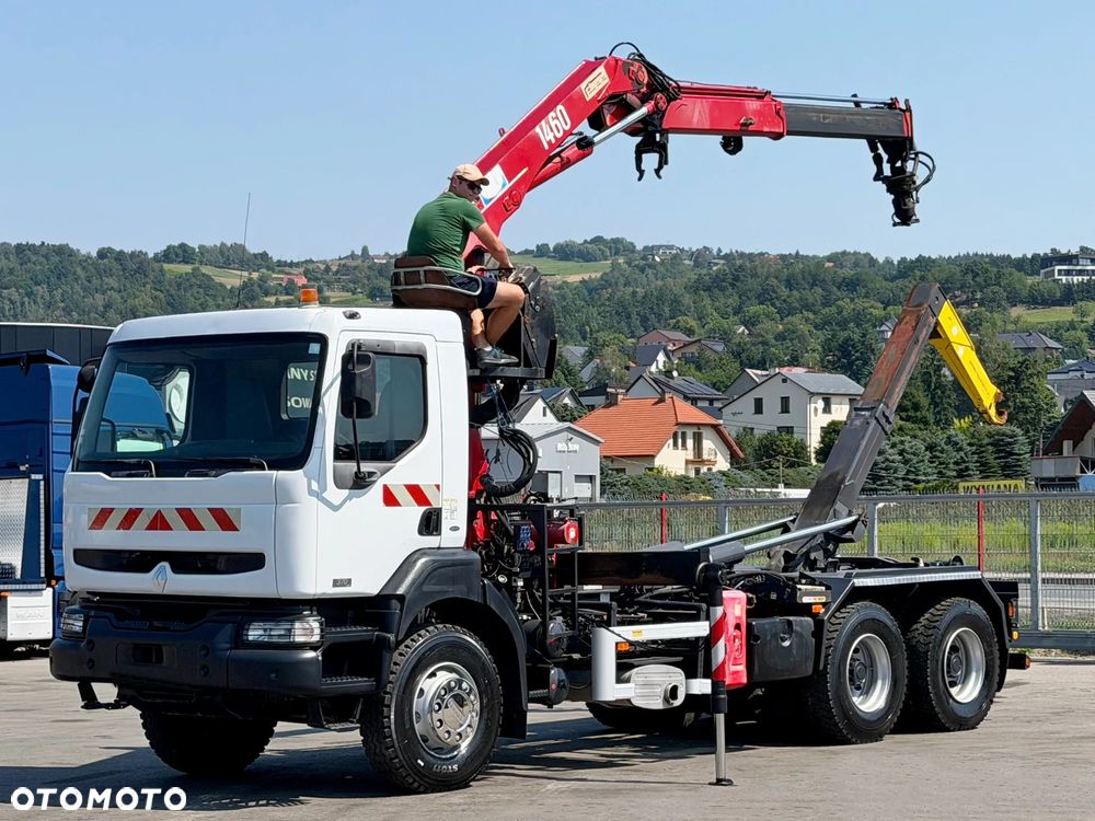 Renault KERAX 370 DCI * HAKOWIEC 4,85 m * HMF 1463 K1 (B3) * 6x4 * STAN BDB - 2