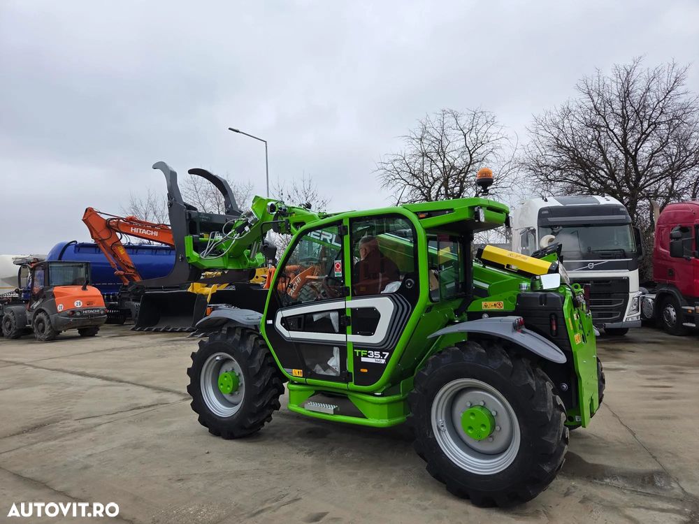 Merlo TF35.7-140, TELESCOPIC ridica 3,5t la 7m, 140CP Deutz, Aer conditionat, furci, cupa 3mc, graifer busteni, garantie 1 an, posibilitate leasing-PROMOTIE 85900 EUR+Tva - 4