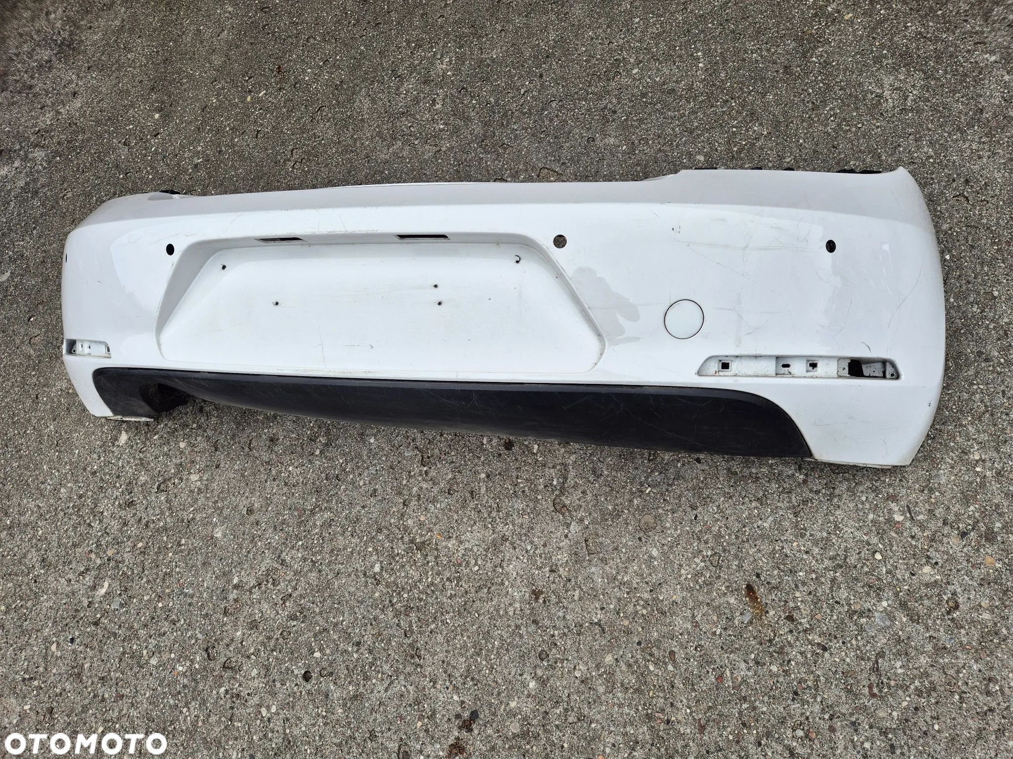 VW Beetle 11- zderzak tylny ślizg wzmocnienie spoiler 5C5 garbus - 1