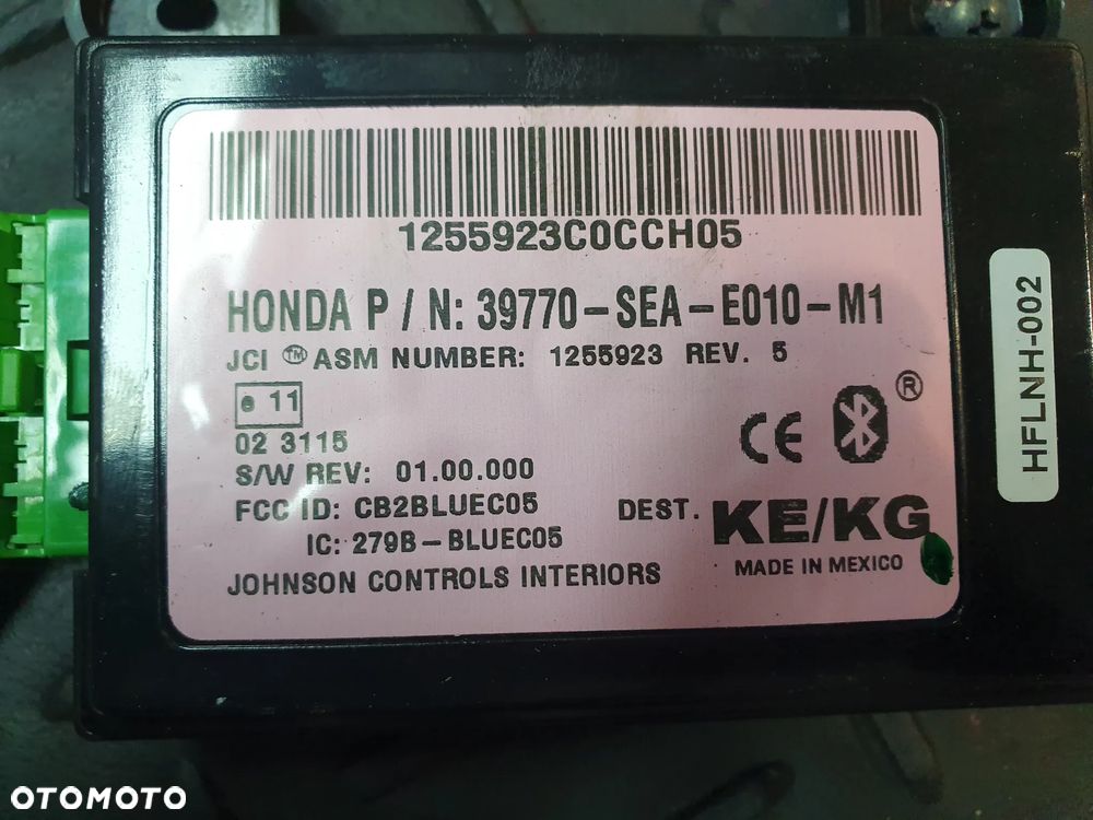 Moduł Bluetooth Honda Accord  VII LIFT 39770-SEA-E010-M1 - 2