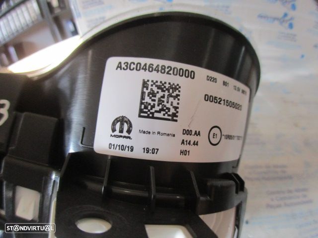 Quadrante A3C0464820000 00521505020 FIAT TIPO 2 FASE 2 2020 1.3JTD 95CV 5P BRANCO KM/H DIGITAL - 5