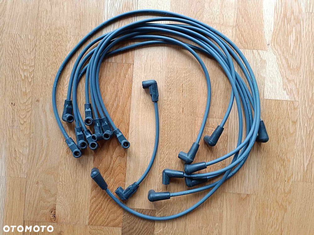 NOWE kable przewody zapłonowe GM 5.0 5.7 v8 CHEVROLET GMC chevy c/k pickup c1500 c2500 c3500 k1500 k2500 k3500 silverado suburban tahoe 1500 2500 3500 YUKON SIERRA 5.0L 5.7L benzyna sbc 350CU OMC - 3