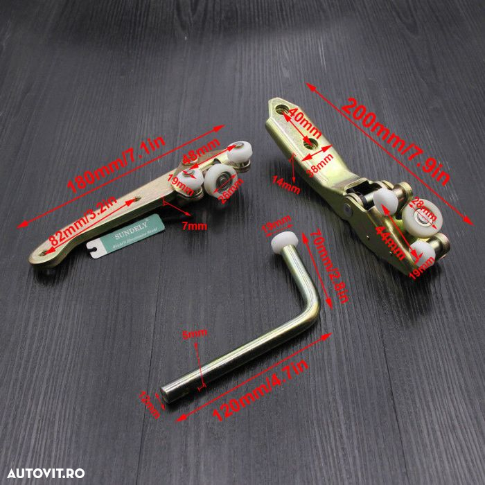 Set Role Rola Ghidaj Usa Culisanta Glisanta Laterala VW Transporter T4 - 2