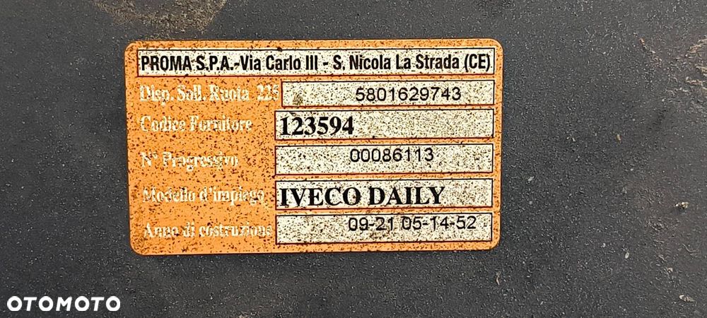 MOCOWANIE IVECO DAILY 35S18 5801629743 - 5