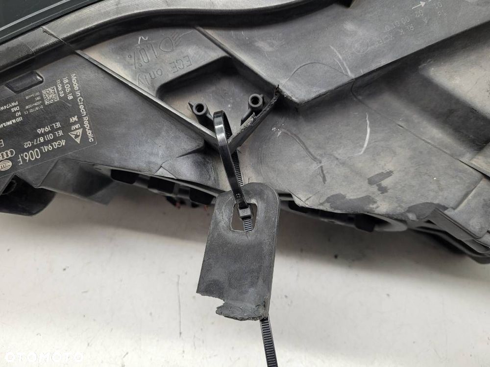 LAMPA PRZÓD PRZEDNIA PRAWA AUDI A6 C7 LIFT EU 4G0941006F USZKODZONA - 6
