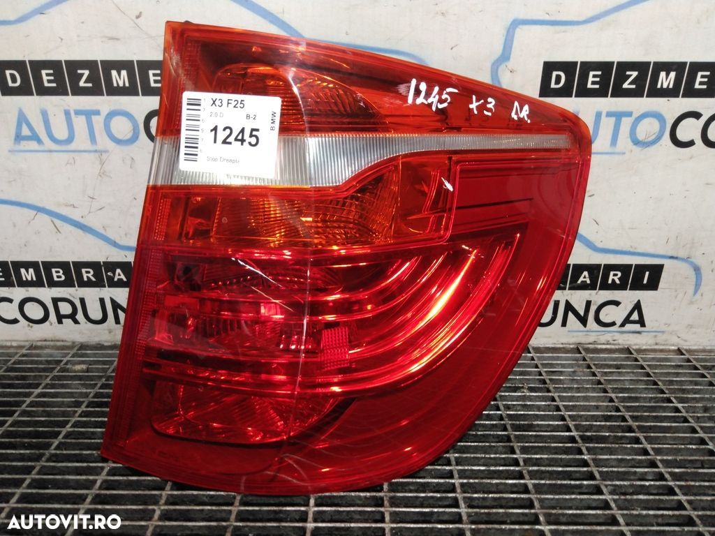 Stop Dreapta BMW X3 F25 2010 - 2014 SUV 4 Usi (1245) Bec clasic - 1