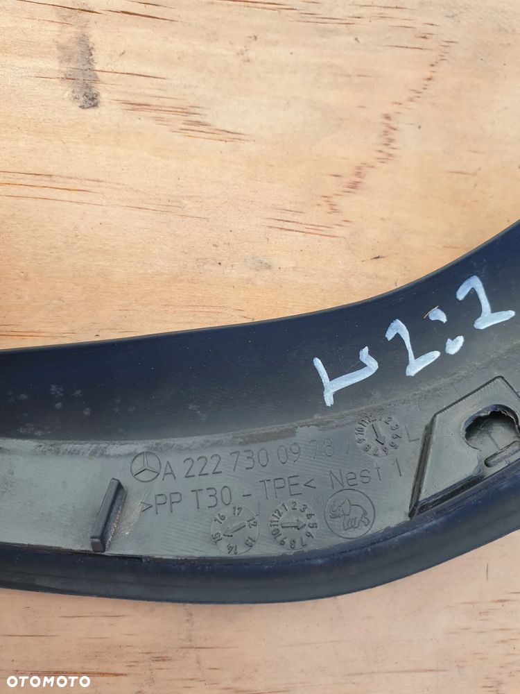 LISTWA ZGARNIAJĄCA PRZYSZYBOWA  LEWY LEWA  PRZÓD TYŁ MERCEDES S KLASA  W222 A2226730165 A22267303 USZCZELKA DRZWI - 35