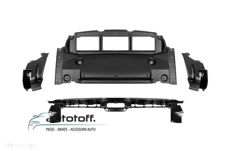 Bara fata compatibila Mercedes GLE SUV W167 Coupe C167 (2019+) 63AMG Chrome Design - 10